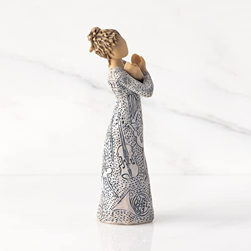 Willow Tree Music Speaks (hellere Haut), geformte, handbemalte Figur
