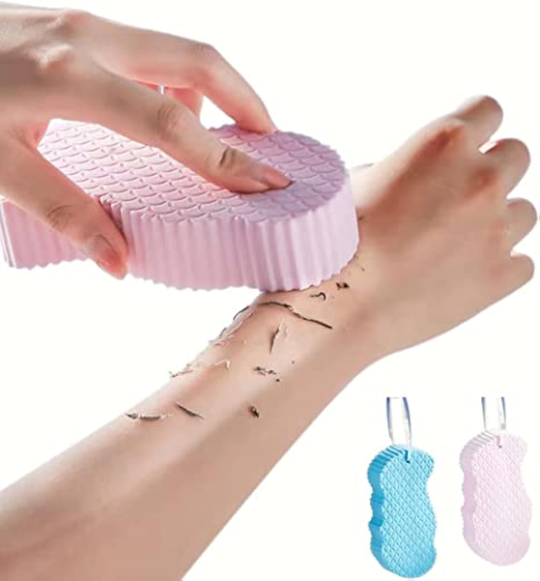 2PCS Exfoliating Bath Sponge, Super Soft Sponges