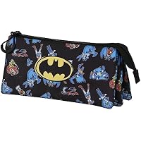 Looney Tunes Batman Tunes-Portatodo Triple FAN 2.0, Negro, 23 x
