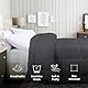 Utopia Bedding Ganzjahres-Daunen-Alternative Gesteppte Twin/Twin XL Bettdecke - Bettbezug mit Ecklaschen - maschinenwaschbar - Bettdecke - Grau