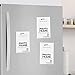 pbf 4x6 Magnetic Picture Frames for Refrigerator | Clear Magnetic Acrylic Frames | Magnetic Photo Holders for Fridge, Locker, Photo Board, Art Display, Sign Holder (10-Pack)