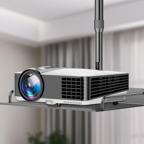 Soporte de techo para proyector doméstico y bandeja para portátil 5