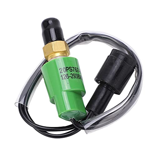 Costruzione durevole: realizzato in plastica ABS di alta qualità e componenti metallici resistenti alla corrosione, questo sensore di pressione resiste a ambienti ostili, all’esposizione all’olio e alle vibrazioni, garantendo affidabilità a lungo termine in condizioni di lavoro gravose.