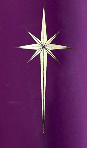 FA Dumont Star of Bethlehem Advent Pillar Candle Set, 48070