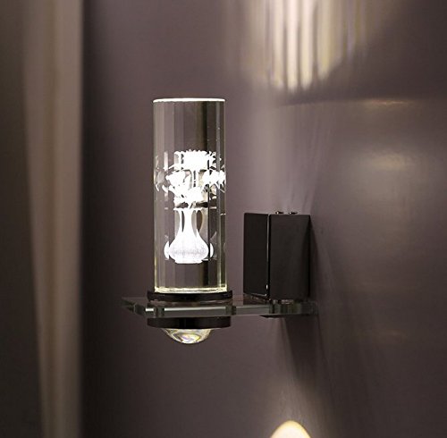 Lampe murale LED cristal K9 3D haute qualité pour une diffusion lumineuse parfaite