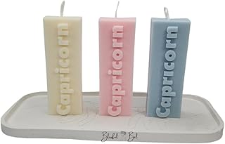 Capricorn Zodiac Candle Astrology Candle Capricorn Gift for Women, Zodiac Sign Gifts, Birthday Gift Horoscope Gift Astrology Gifts for Women (Blue)