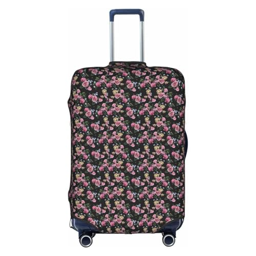 Housse de protection pour valise bagage cabine soute polyester rose M