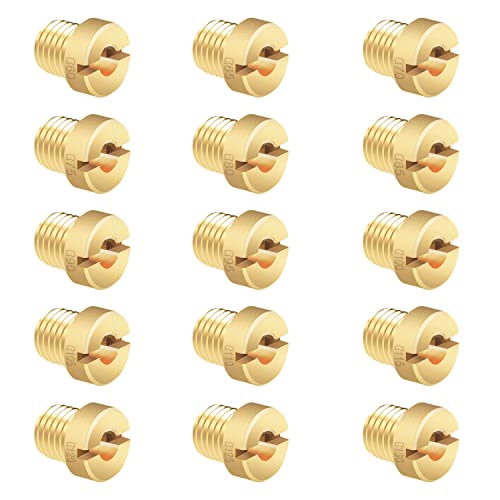 Zelbuk Boquilla Principal de Carburador 15 Piezas Kits de Chorro Principal 60 ‑130 M6 Reemplazo para Carburador Dellorto PHBG Cover