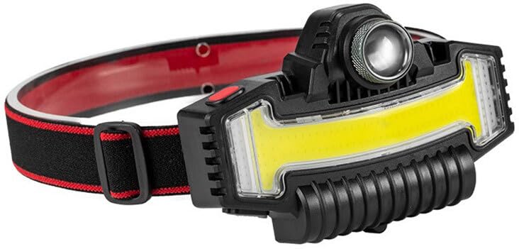 Care 4 5 Led White Light Cob Red and Blue Side Light Torch (Black, 6 Cm, Rechargeable)-image-25