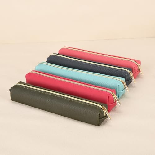 Image of Luxury Small pencil case, Pen case mini for adult. Pencil case Pink Calssic pen bag