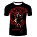 Produktbild CHENMA Herren ONE Piece 3D-Druck Kurzarm-Pullover Regular Fit T-Shirt (S, Farbe 16)
