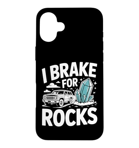 ��Ύ��W�� ���b�N�n�E���f�B���O I Break For Rocks ROCKHOUNDING �X�}�z�P�[�X iPhone 16 Plus �p