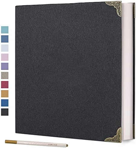 Vienrose Photo Album Self Adhesive Leather Cover 3 Ring Binder Vintage Printed Photo Book Fits 4x6 5x7 Memory Book With Blank Sticky Pages For Travel Wedding 25 Sheets / 50 Pages