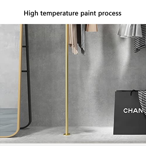 Portant à vêtements industriel en métal noir robuste pour dressing moderne - 7