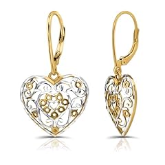 Gold & Silver Diamond-Cut - Leverback