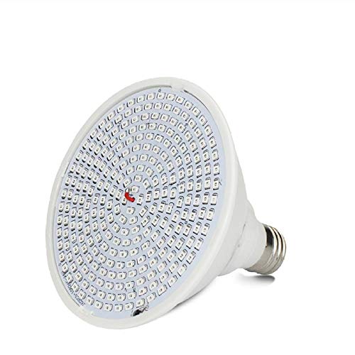 Lámpara de planta E27 SMD2835 AC85-265V Luz de crecimiento hidropónico Phyto Led E27 Bombilla de cultivo Led de espectro completo para plántulas de flores de interior-260 LED Cover