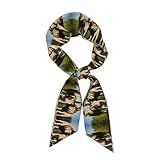 Multifonction : cette écharpe peut être utilisée de nombreuses façons, comme une écharpe d'agent de bord, une cravate chic, un foulard à cheveux, un bandeau, un accessoire de sac à main, une décoration de chapeau, un bracelet ou une ceinture de taille, déverrouillez des possibilités infinies de mode