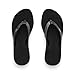 Reef Women's Sandals, Reef Star Cushion Sassy, Black/Silver, 8