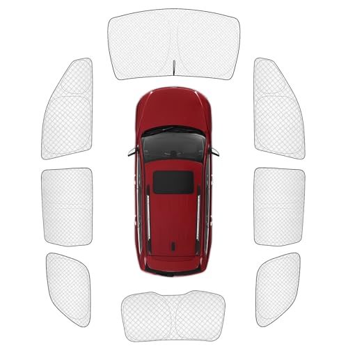 Image of KMF 8pcs Full Window Sun Shades for Jeep Grand Cherokee 2011-2021 Accessories(NOT for Cherokee L&Cherokee), Privacy Car Window Covers for Windshield Side Rear, UV Block and Blackout Camping