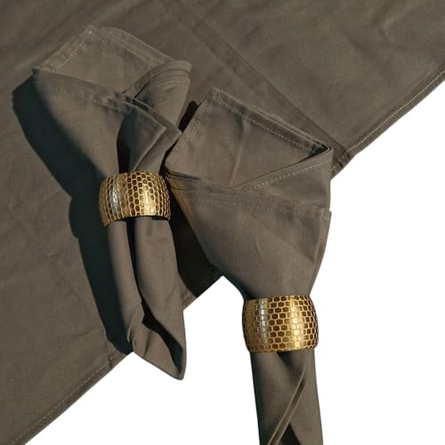 VASAI - Camino de mesa 100% algodón, 160 x 50 cm, elegante color gris carbón para decoración elegante de comedor