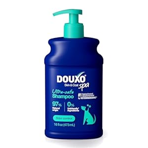 DOUXO® Skin & Coat SPA - Ultra-Safe Odor Control Dog Shampoo for Smelly Dogs, 16 fl oz, Cleans and Hydrates The Skin, Removes Odor, Leaves The Coat Soft and Smelling Great, Skin-Friendly Formula DOUXO Skin Coat SPA Ultra Safe Odor Control Dog Shampoo for Smelly Dogs 16 fl oz Cleans and Hydrates The Skin Removes Odor Leaves The Coat Soft and Smelling Great Skin Friendly Formula