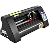 VEVOR Vinyl Snijplotter, 375mm Snijplotter Machine, LED Desktop Vinyl Cutter Plotter, Semi-automatisch Ingebouwd Optisch Oog Lasergeleiding, Compatibel met SignCut-software voor Mac en Windows Systeem