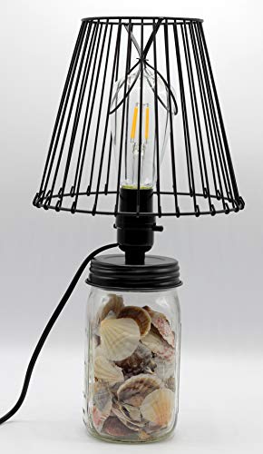 Creative Hobbies Diy Mason Canning Fruit Jar Lamp Making Kit Is Pre-Wired And Easy To Use - Black Color Lid & Socket Great For Lamp Conversion #TOP5