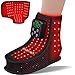HAIYUE Red Light Therapy Wrap for Feet, Infrared Light Therapy for Ankle, 6000mAh Battery Portable Adjustable Cordless Red Light Pad for Foot Joint Muscle Comfort, 660nm & 850nm