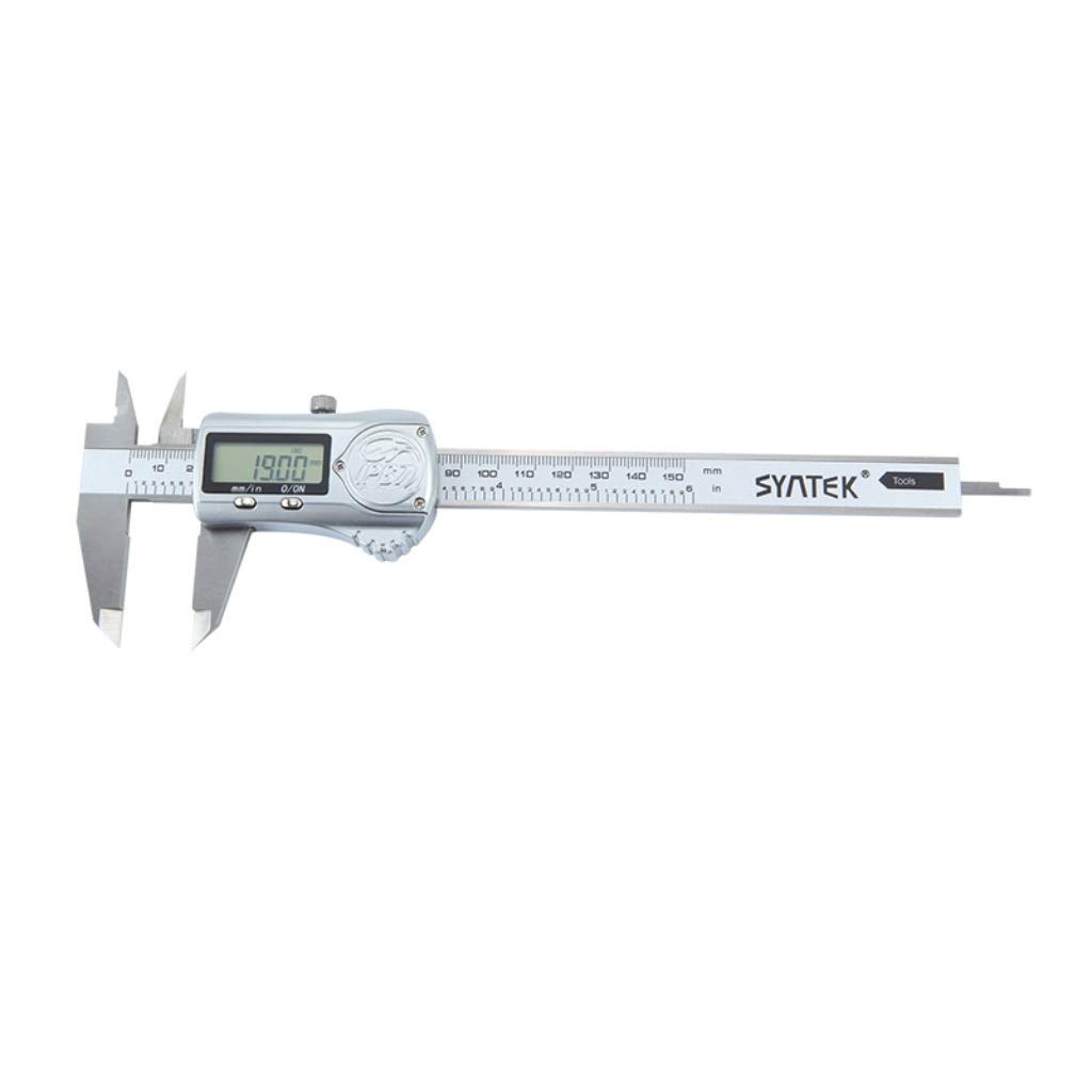 Suwalizki Elektroniczny Cyfrowy Cyfrowy Zacisk Ze Stali Nierdzewnej Vernier Caliper High Precision Industrial Pomiar Narzędzia Zakres: 0-150mm
