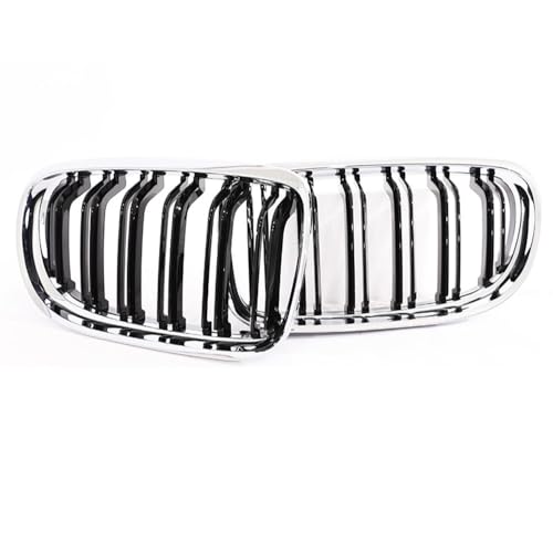 Grille de rein pour série 3 E90 E91 LCI 2009-2012 calandre double lamelle noir brillant