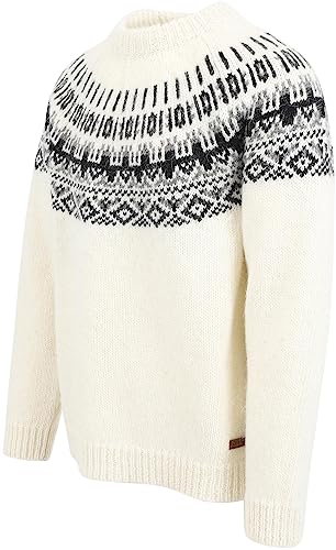 ICEWEAR Elis Sweater Lopapeysa Design 100% Icelandic Wool Long Sleeve Winters Sweater Warm2