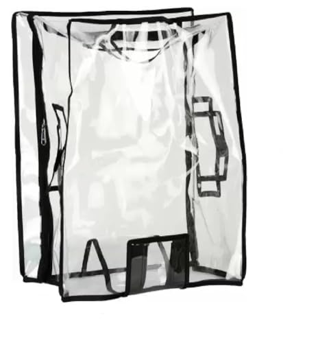 Image of 30 inch Suitcase Cover Protector Water-Dust-Scratch Proof PVC Clear Zippered for Trolley Luggage Bag Cover for Large Soft /Nylon Suitcase (69 x 52 x 36 cm)