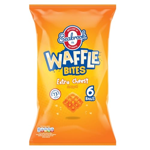 Seabrook Waffle Bites Extra Cheesy 6 Pack (6 x 16g)