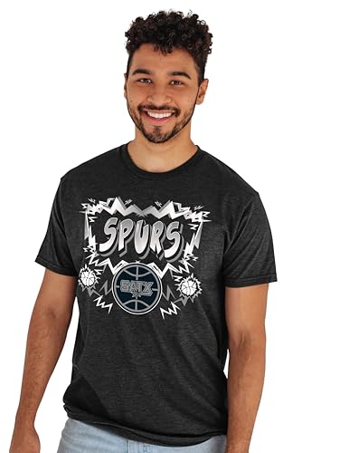 San Antonio Spurs NBA Officially Licensed T-Shirt Heathered Team Color Basketball, X-Large