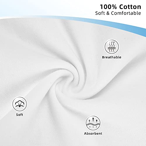 Girls' Briefs Green Polka Dots Cotton Underwear Stretch Bikini Panties Toddler Kids Soft Undies 5T-7T 2 Pack #TOP4