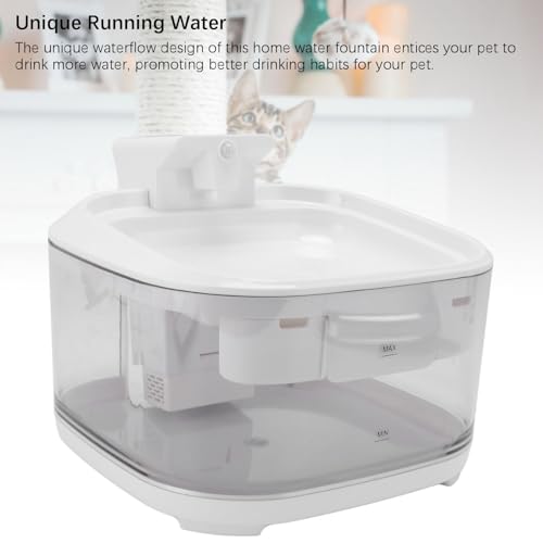 Fuente de agua para gatos 4.5L capacidad grande automática miniatura 6
