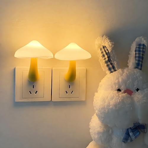 Sensor LED Mushroom Night Lights - 2Pack miniatura 1