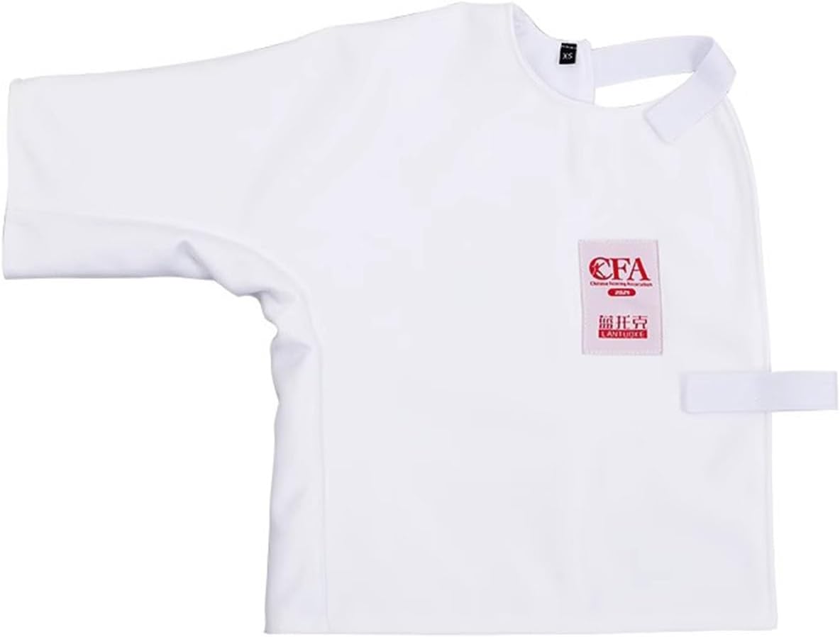 450N Children Adult Fencing Vest, Fencing Protective Clothing Unisex, Fencing Gear for Foil Epee Sabre(L)
