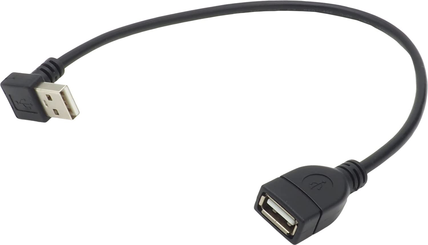 Amazon.co.jp: オーディオファン USB延長ケーブル L字 オス USB2.0