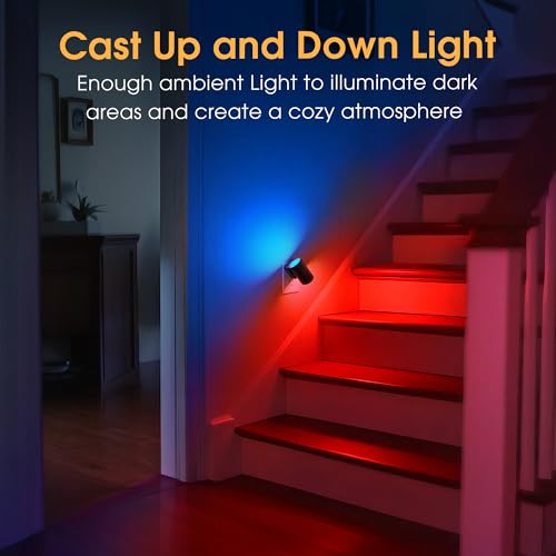 Image of Briignite Night Lights Plug into Wall, 10-Color Changing RGB Night Light