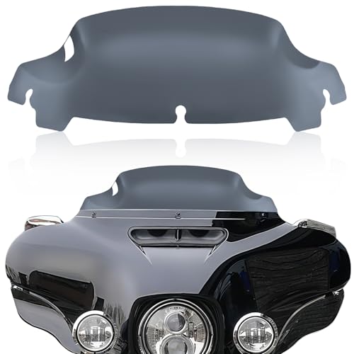 Image of Smoke 7 inch Motorcycle Windshield Windscreen Compatible for 2014-2023 Harley Davidson Touring Street Glide /Electra Glide /Ultra Limited /Tri Glide FLHT FLHX FLHXS FLHTK