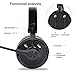 Bluetooth Headphones with Microphone, YAMAY Bluetooth Headset Wireless Headphones on Ear with Noise Cancelling Boom Mic Mute Key Clear Sound, Foldable Headset for Cell Phones PC Tablet Home Office
