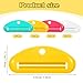 4Pcs Toothpaste Tube Squeezer Tool, Reusable Plastic Toothpaste Dispenser & Holder, 4 Assorted Colors Hanging Tooth Paste Squeezer for Bathroom Toothpastes Cream Cosmetics Paint