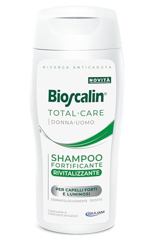 Bioscalin TOTAL•CARE stärkendes revitalisierendes Shampoo, fördert das Wohlbefinden der Haare und der Kopfhaut, für den täglichen Gebrauch, für Damen und Herren, 200 ml
