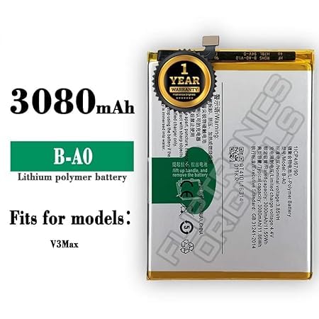 Image of Original B-A0 Battery for Vivo V3 Max Battery with 1 Year Warranty**** (B-A0 for)