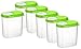 Produktbild Kigima Gewürzdosen Schüttdosen Streudosen Vorratsdosen 0,30L (6 STK) Grün