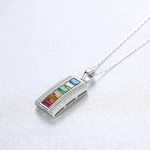 Collier de pierre de pierre précieuse topaze argent 925 fin bijou - 3