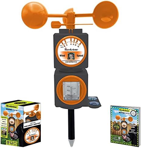 Brookstone Children’s Weather Station Kit - Meteorologist STEAM Toy for Kids & Teens, Boys and Girls