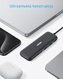 Anker 332 hub USB-C, 5 w 1, 4K HDMI, 5 Gb/s, koncentrator danych, czarny | Port danych 5 Gb/s i 2 porty USB-A do MacBook