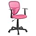 CARO-Möbel Schreibtischstuhl Kinderdrehstuhl Bürostuhl Drehstuhl Studio in pink rosa mit Armlehnen, höhenverstellbar